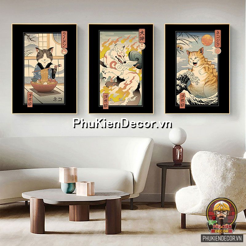 Tranh treo cổ truyền Nhật Bản trang trí độc đáo, sang trọng bởi vẻ đẹp quý phái mà nó mang lại Tranh treo cổ truyền Nhật Bản trang trí độc đáo, sang trọng bởi vẻ đẹp quý phái mà nó mang lại