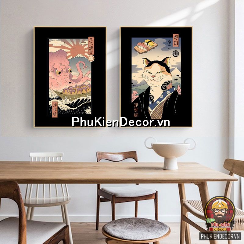 Tranh treo cổ truyền Nhật Bản trang trí độc đáo, sang trọng bởi vẻ đẹp quý phái mà nó mang lại Tranh treo cổ truyền Nhật Bản trang trí độc đáo, sang trọng bởi vẻ đẹp quý phái mà nó mang lại