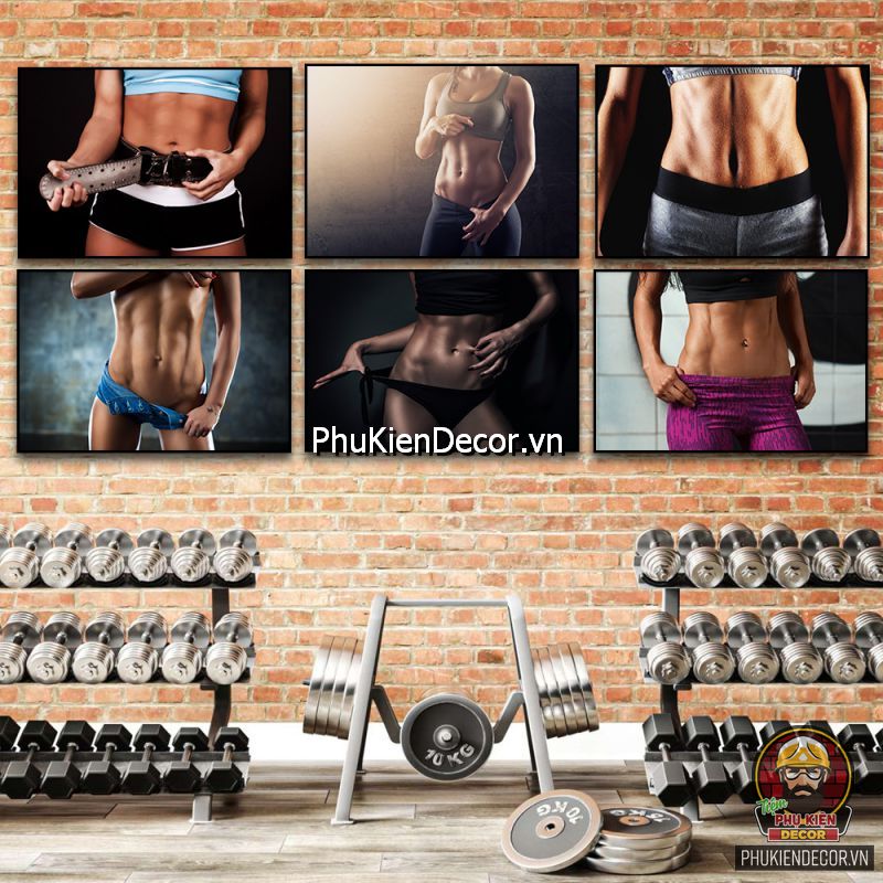 Sử dụng tranh treo phòng tập gym phong cách đương đại, tối giản Sử dụng tranh treo phòng tập gym phong cách đương đại, tối giản