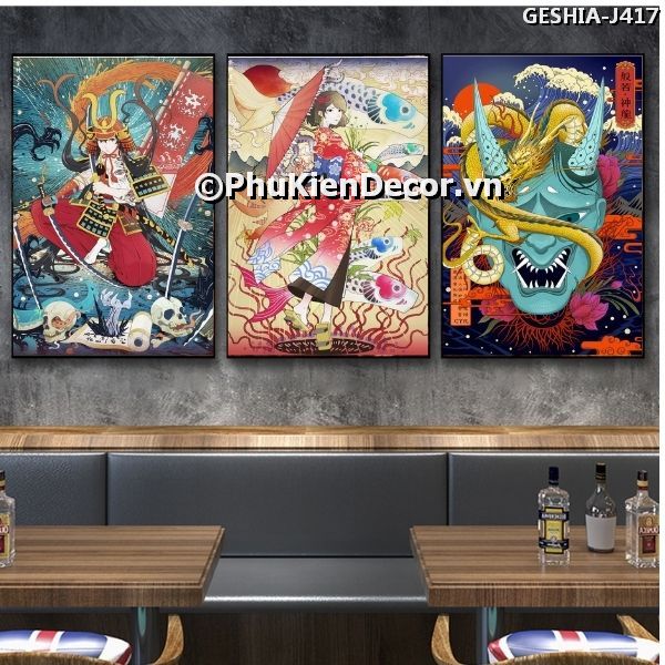 Tranh treo tường phong cách Geishia Nhật Bản mang nét văn hóa truyền thống sâu sắc Tranh treo tường phong cách Geishia Nhật Bản mang nét văn hóa truyền thống sâu sắc