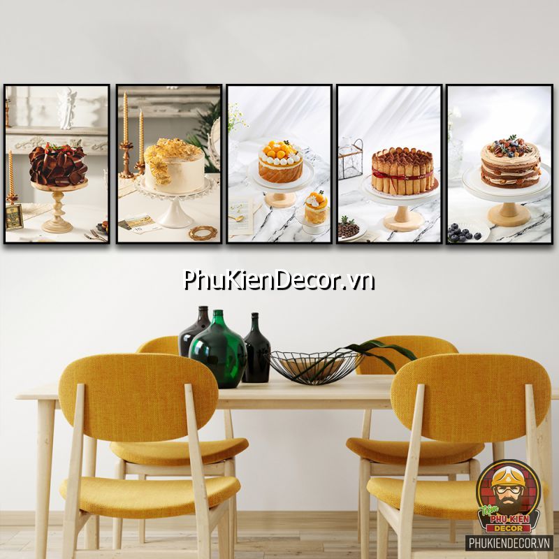 Tranh treo tường bánh kem sinh nhật độc đáo trong mắt khách hàng Tranh treo tường bánh kem sinh nhật độc đáo trong mắt khách hàng