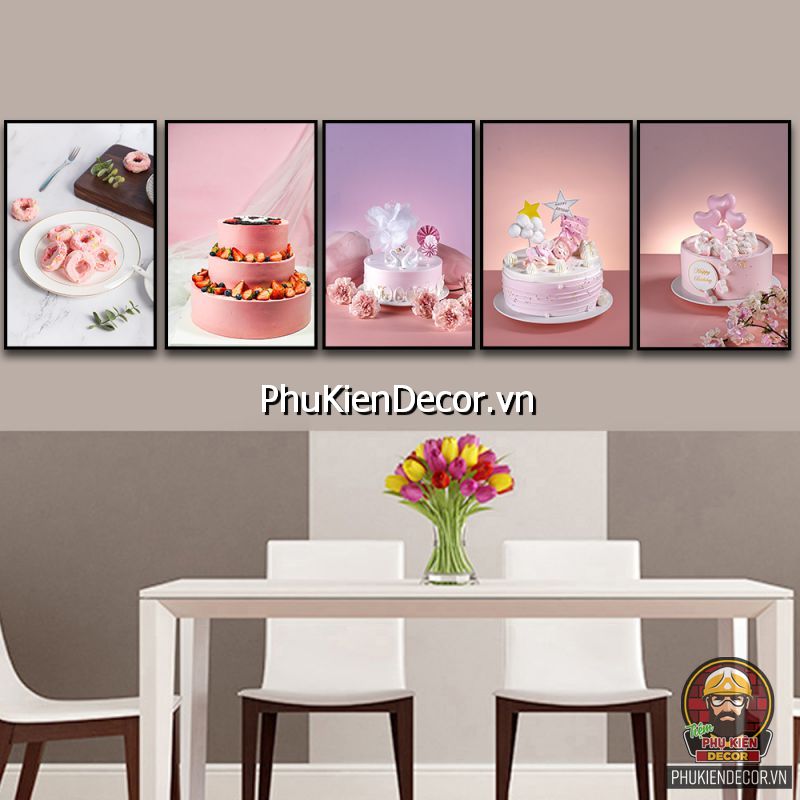 Tranh treo tường bánh kem sinh nhật độc đáo trong mắt khách hàng Tranh treo tường bánh kem sinh nhật độc đáo trong mắt khách hàng