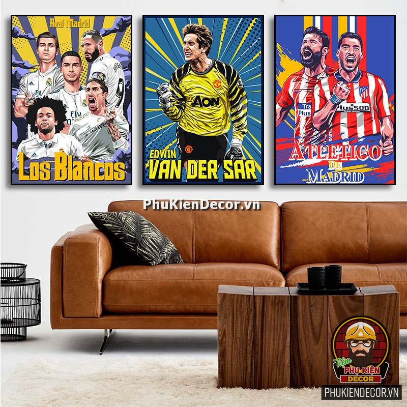 Tranh treo tường Bóng Đá trang trí quán Bia, Bar, Pub, Nhà hàng Tranh treo tường Bóng Đá trang trí quán Bia, Bar, Pub, Nhà hàng