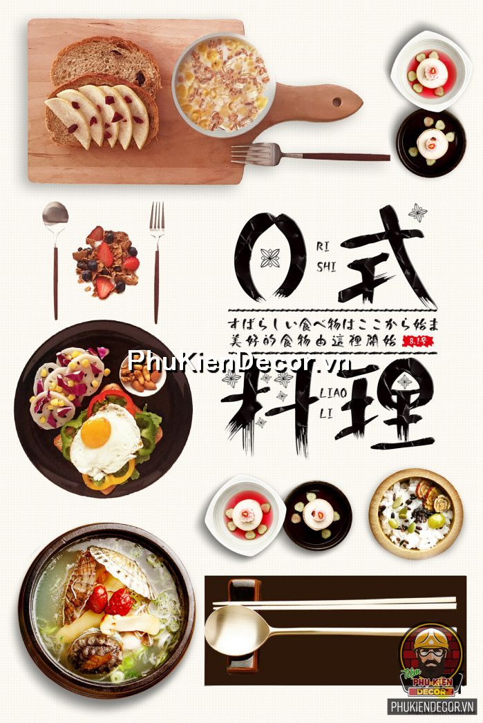 Tranh treo tường các món ăn đặc sản Nhật Bản giúp tăng tính hấp dẫn, đặc sắc cho các món ăn Tranh treo tường các món ăn đặc sản Nhật Bản giúp tăng tính hấp dẫn, đặc sắc cho các món ăn