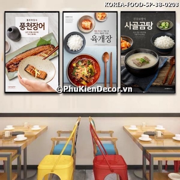 Tranh món ăn đậm đà nét văn hóa ẩm thực của Hàn Quốc Tranh món ăn đậm đà nét văn hóa ẩm thực của Hàn Quốc