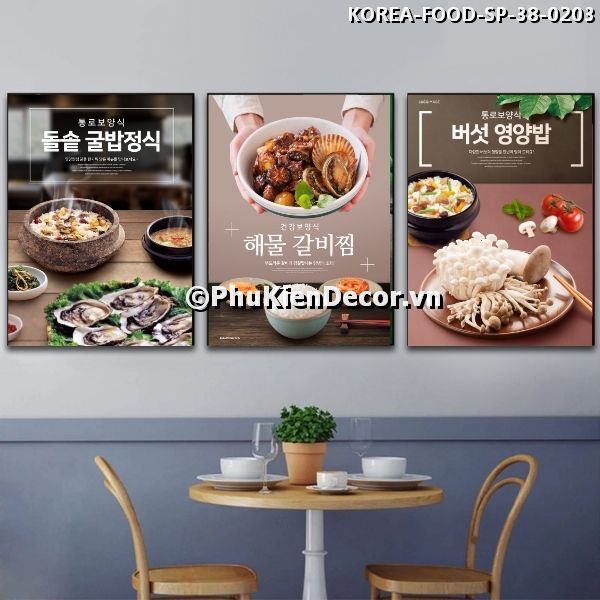 Tranh món ăn đậm đà nét văn hóa ẩm thực của Hàn Quốc Tranh món ăn đậm đà nét văn hóa ẩm thực của Hàn Quốc