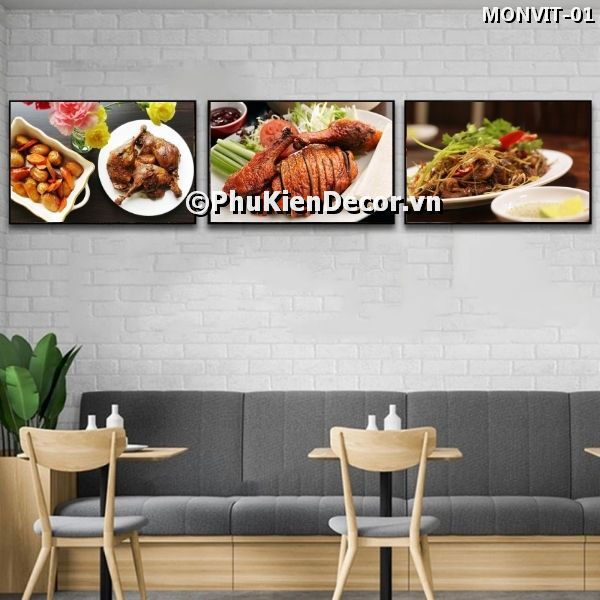 Tranh treo tường trang trí quán vịt màu sắc nổi bật, hình ảnh chân thực hấp dẫn Tranh treo tường trang trí quán vịt màu sắc nổi bật, hình ảnh chân thực hấp dẫn