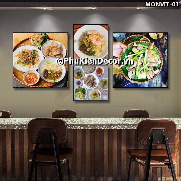 Tranh treo tường các món ăn vịt đa dạng, hấp dẫn, thơm ngon Tranh treo tường các món ăn vịt đa dạng, hấp dẫn, thơm ngon