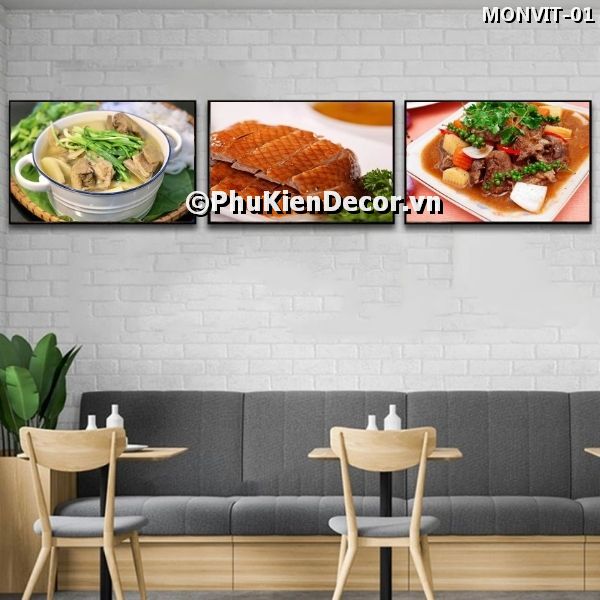 Tranh treo tường trang trí quán vịt màu sắc nổi bật, hình ảnh chân thực hấp dẫn Tranh treo tường trang trí quán vịt màu sắc nổi bật, hình ảnh chân thực hấp dẫn