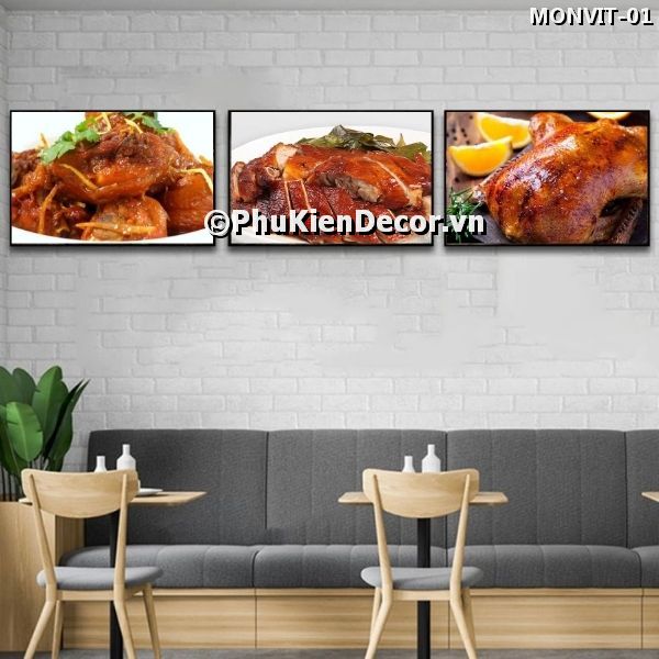 Tranh treo tường trang trí quán vịt màu sắc nổi bật, hình ảnh chân thực hấp dẫn Tranh treo tường trang trí quán vịt màu sắc nổi bật, hình ảnh chân thực hấp dẫn