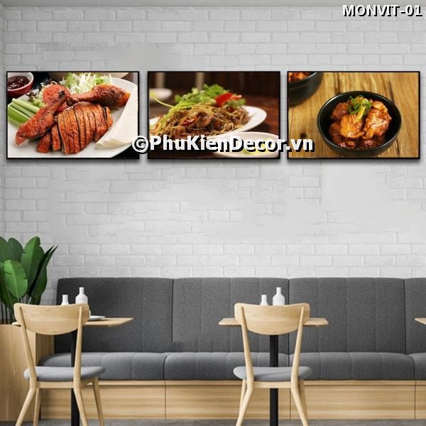 Tranh treo tường trang trí quán vịt màu sắc nổi bật, hình ảnh chân thực hấp dẫn Tranh treo tường trang trí quán vịt màu sắc nổi bật, hình ảnh chân thực hấp dẫn