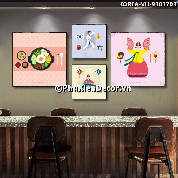 Tranh về những biểu tượng và văn hóa lâu đời của Hàn Quốc được lưu truyền, giữ gìn đến thời hiện đại Tranh về những biểu tượng và văn hóa lâu đời của Hàn Quốc được lưu truyền, giữ gìn đến thời hiện đại