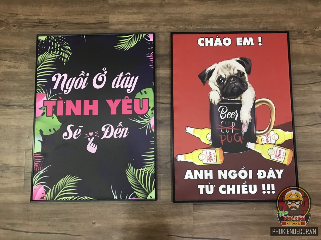 Tranh treo tường trang trí quán Cafe Bia Tranh treo tường trang trí quán Cafe Bia