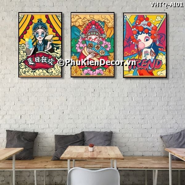 Tranh trang trí những cô gái đáng yêu, tinh nghich trong trang phục cách tân hiện đại, ấn tượng Tranh trang trí những cô gái đáng yêu, tinh nghich trong trang phục cách tân hiện đại, ấn tượng