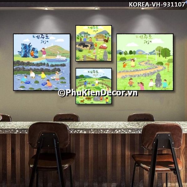 Tranh phong cảnh Jeju - hòn đảo xinh đẹp nhất Hàn Quốc, là biểu tượng văn hóa của xứ sở Kim Chi Tranh phong cảnh Jeju - hòn đảo xinh đẹp nhất Hàn Quốc, là biểu tượng văn hóa của xứ sở Kim Chi