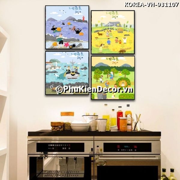 Tranh phong cảnh Jeju - hòn đảo xinh đẹp nhất Hàn Quốc, là biểu tượng văn hóa của xứ sở Kim Chi Tranh phong cảnh Jeju - hòn đảo xinh đẹp nhất Hàn Quốc, là biểu tượng văn hóa của xứ sở Kim Chi