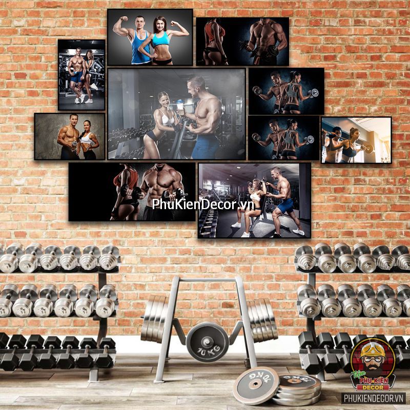 Tranh treo tường fitness thu hút khách hàng hiện nay Tranh treo tường fitness thu hút khách hàng hiện nay