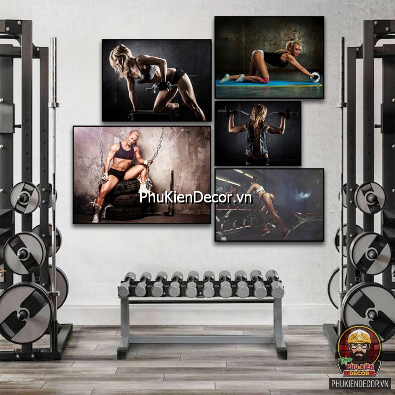 Tranh treo tường fitness thu hút khách hàng hiện nay Tranh treo tường fitness thu hút khách hàng hiện nay