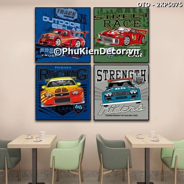 Tranh treo tường garage ô tô hiện đại đa dạng, nâng tầm không gian Tranh treo tường garage ô tô hiện đại đa dạng, nâng tầm không gian