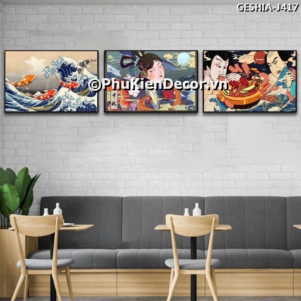 Tranh treo phong cách Geishia mang vẻ đẹp đặc trưng, độc đáo của văn hóa Nhật Bản Tranh treo phong cách Geishia mang vẻ đẹp đặc trưng, độc đáo của văn hóa Nhật Bản