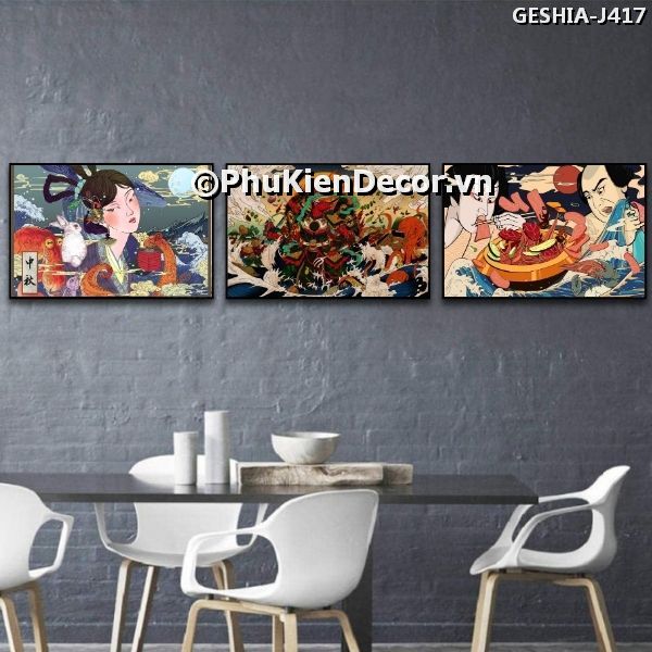 Tranh treo phong cách Geishia mang vẻ đẹp đặc trưng, độc đáo của văn hóa Nhật Bản Tranh treo phong cách Geishia mang vẻ đẹp đặc trưng, độc đáo của văn hóa Nhật Bản