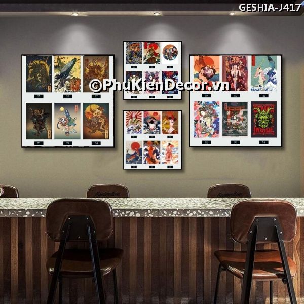 Tranh treo phong cách Geishia mang vẻ đẹp đặc trưng, độc đáo của văn hóa Nhật Bản Tranh treo phong cách Geishia mang vẻ đẹp đặc trưng, độc đáo của văn hóa Nhật Bản