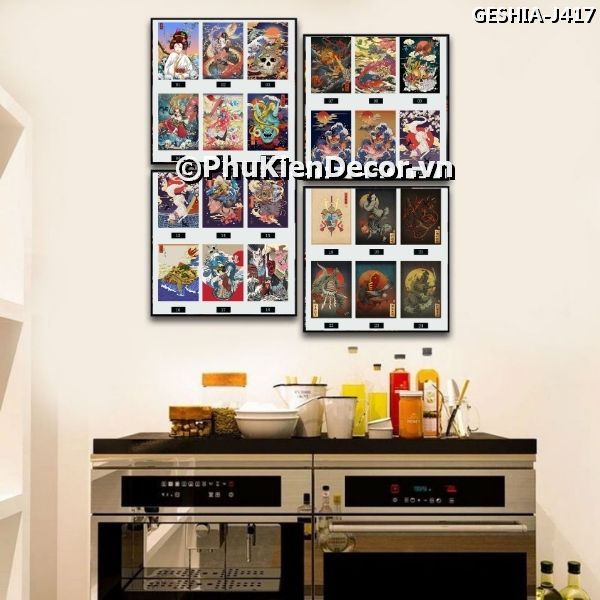 Tranh treo phong cách Geishia mang vẻ đẹp đặc trưng, độc đáo của văn hóa Nhật Bản Tranh treo phong cách Geishia mang vẻ đẹp đặc trưng, độc đáo của văn hóa Nhật Bản