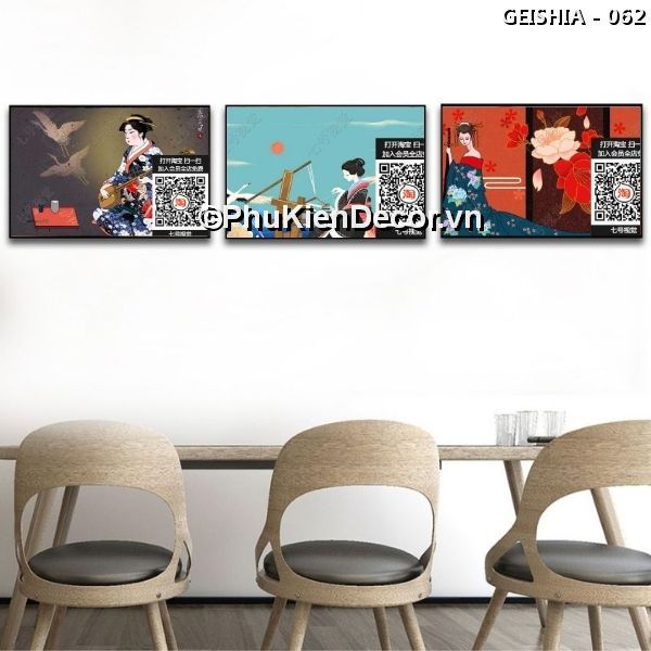 Tranh treo tường phong cách Nhật Bản mang vẻ đẹp huyền bí của nghệ thuật Geisha cuốn hút khó cưỡng Tranh treo tường phong cách Nhật Bản mang vẻ đẹp huyền bí của nghệ thuật Geisha cuốn hút khó cưỡng