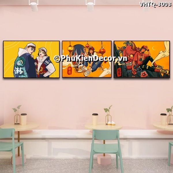 Tranh treo tường giới trẻ Trung Quốc thời thượng, sành điệu, trờ thành xu hướng về phong cách Tranh treo tường giới trẻ Trung Quốc thời thượng, sành điệu, trờ thành xu hướng về phong cách