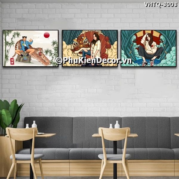 Tranh treo tường giới trẻ Trung Quốc thời thượng, sành điệu, trờ thành xu hướng về phong cách Tranh treo tường giới trẻ Trung Quốc thời thượng, sành điệu, trờ thành xu hướng về phong cách