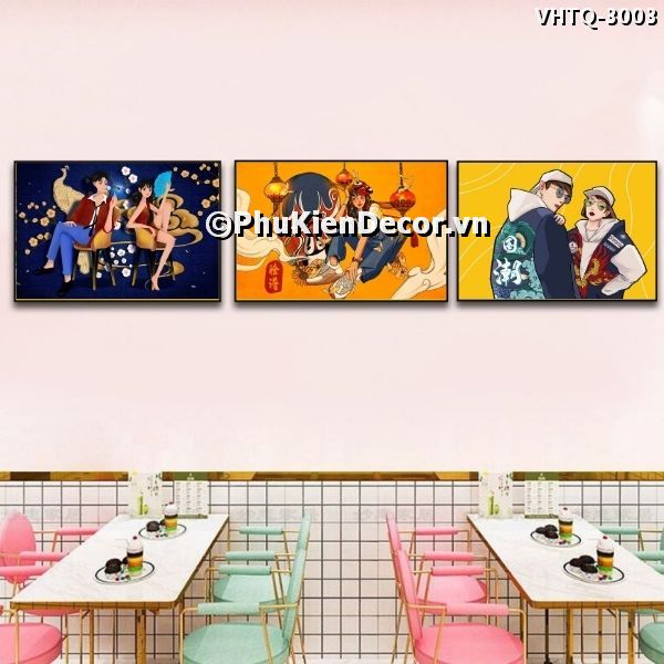 Tranh treo tường giới trẻ Trung Quốc thời thượng, sành điệu, trờ thành xu hướng về phong cách Tranh treo tường giới trẻ Trung Quốc thời thượng, sành điệu, trờ thành xu hướng về phong cách