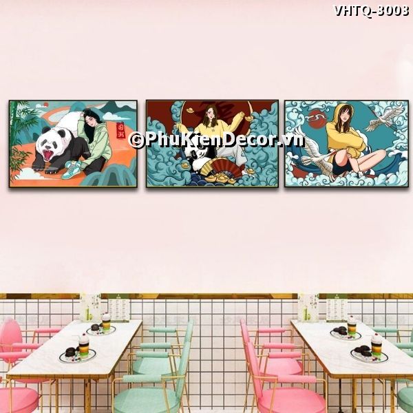 Tranh treo tường giới trẻ Trung Quốc thời thượng, sành điệu, trờ thành xu hướng về phong cách Tranh treo tường giới trẻ Trung Quốc thời thượng, sành điệu, trờ thành xu hướng về phong cách