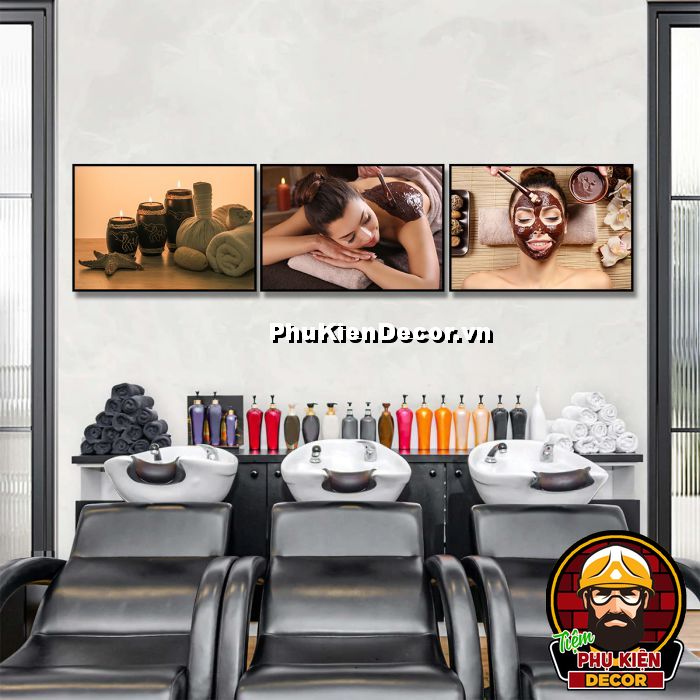 Tranh treo tường trang trí massage giúp tặng sự sảng khoái, tinh thần trải nghiệm cho khách hàng Tranh treo tường trang trí massage giúp tặng sự sảng khoái, tinh thần trải nghiệm cho khách hàng