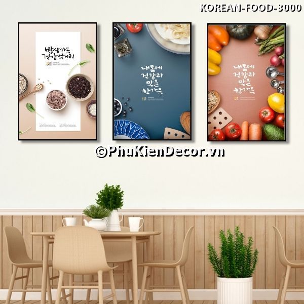 Tranh món ăn đậm đà nét văn hóa ẩm thực của Hàn Quốc Tranh món ăn đậm đà nét văn hóa ẩm thực của Hàn Quốc