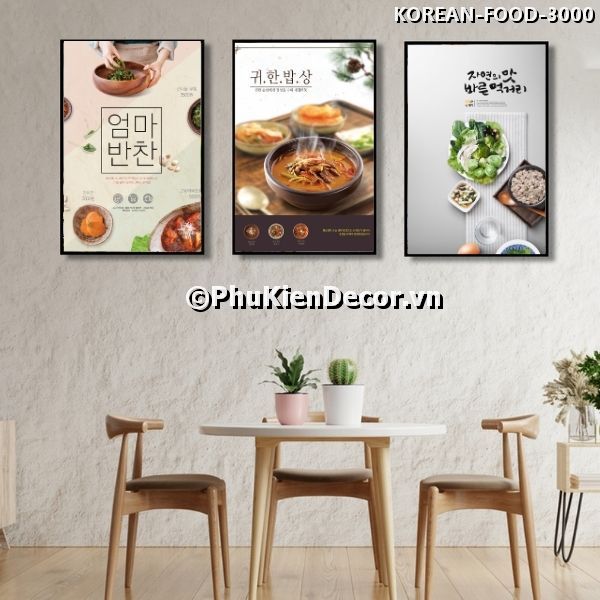 Tranh treo tường những món ăn đặc trưng cho xứ sở Kim Chi Tranh treo tường những món ăn đặc trưng cho xứ sở Kim Chi