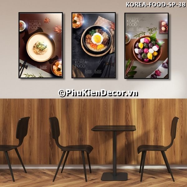 Tranh treo tường trang trí quán ăn - nhà hàng phong cách Hàn Quốc bắt mắt, thu hút Tranh treo tường trang trí quán ăn - nhà hàng phong cách Hàn Quốc bắt mắt, thu hút