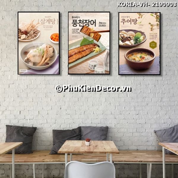 Tranh các món ăn đa dạng, phong phú. màu sắc bắt mắt, hấp dẫn của ẩm thực Hàn Quốc Tranh các món ăn đa dạng, phong phú. màu sắc bắt mắt, hấp dẫn của ẩm thực Hàn Quốc