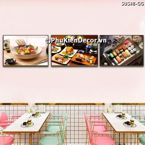 Tranh treo tường món sushi thơm ngon là nét đặc trưng trong văn hóa ẩm thực Nhật Bản Tranh treo tường món sushi thơm ngon là nét đặc trưng trong văn hóa ẩm thực Nhật Bản