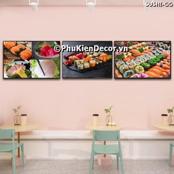 Tranh treo tường món sushi thơm ngon là nét đặc trưng trong văn hóa ẩm thực Nhật Bản Tranh treo tường món sushi thơm ngon là nét đặc trưng trong văn hóa ẩm thực Nhật Bản