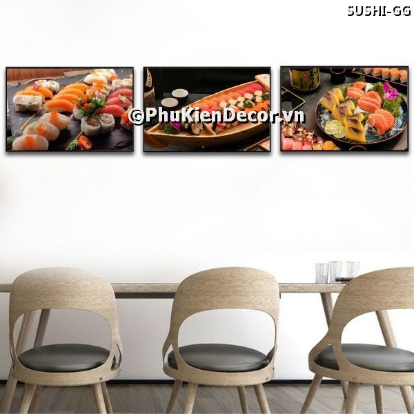 Tranh treo tường món sushi thơm ngon là nét đặc trưng trong văn hóa ẩm thực Nhật Bản Tranh treo tường món sushi thơm ngon là nét đặc trưng trong văn hóa ẩm thực Nhật Bản