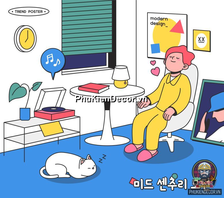 Tranh treo trang trí nam nhân Hàn Quốc trong trang phục truyền thống  Tranh treo trang trí nam nhân Hàn Quốc trong trang phục truyền thống