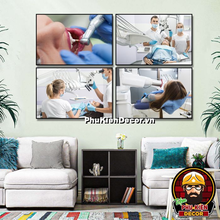 Tranh treo tường nha khoa giúp xây dựng thương hiệu và tạo dấu ấn cho khách hàng Tranh treo tường nha khoa giúp xây dựng thương hiệu và tạo dấu ấn cho khách hàng