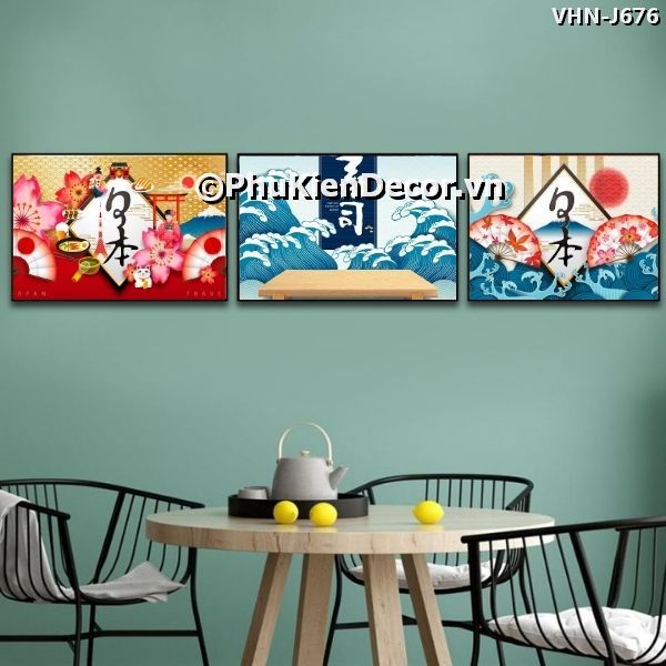 Tranh treo tường các phong cảnh là biểu tượng văn hóa đặc trưng, đặc sắc của xứ sở Hoa Anh Đào