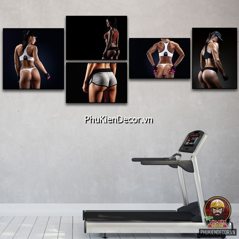 Sử dụng tranh treo tường phòng tập gym phổ biến tạo động lực cho người tập Sử dụng tranh treo tường phòng tập gym phổ biến tạo động lực cho người tập