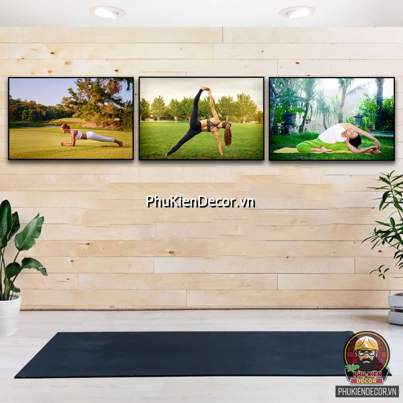 Tranh treo tường phòng yoga đẹp tạo sự thoải mái khi tập yoga Tranh treo tường phòng yoga đẹp tạo sự thoải mái khi tập yoga