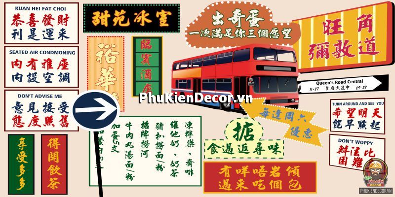 Mẫu trang trí quán ăn Trung Quốc bằng tranh treo tường poster báo chí cổ điển Mẫu trang trí quán ăn Trung Quốc bằng tranh treo tường poster báo chí cổ điển