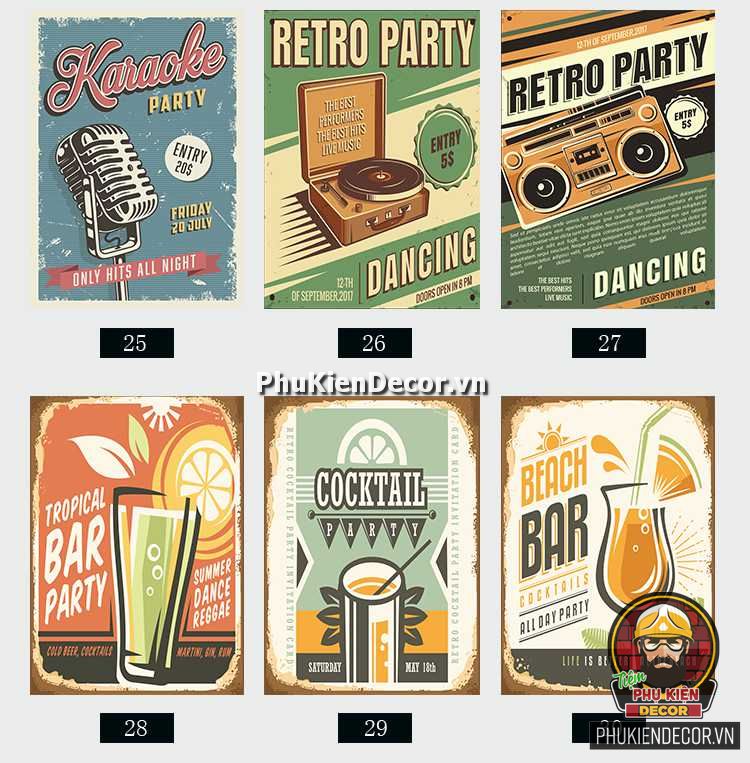 Tranh treo tường quán Beer phong cách Vintage, Retro sang trọng Tranh treo tường quán Beer phong cách Vintage, Retro sang trọng