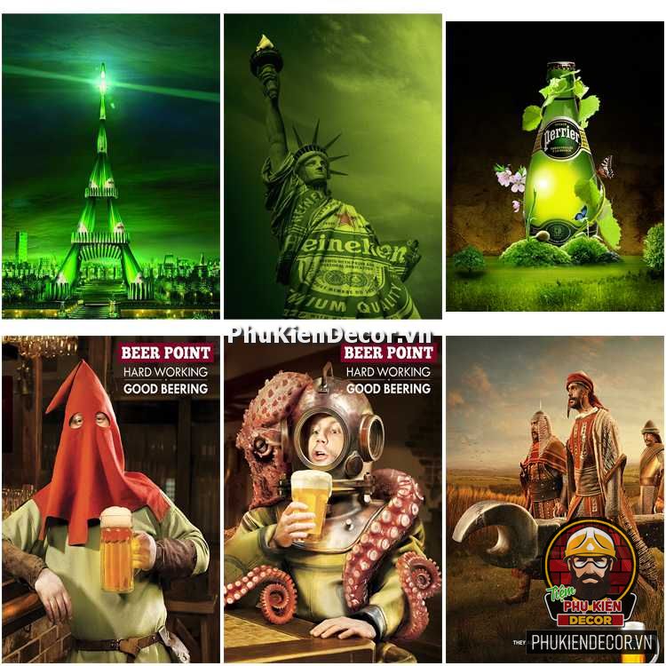 Tranh treo tường Quán Bia, Nhà hàng, Quán Nhậu, Bar Pub đẹp Tranh treo tường Quán Bia, Nhà hàng, Quán Nhậu, Bar Pub đẹp