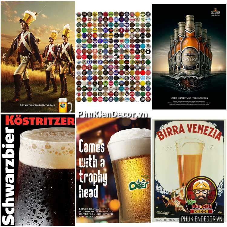 Tranh treo tường Quán Bia, Nhà hàng, Quán Nhậu Bar Pub đẹp Tranh treo tường Quán Bia, Nhà hàng, Quán Nhậu Bar Pub đẹp