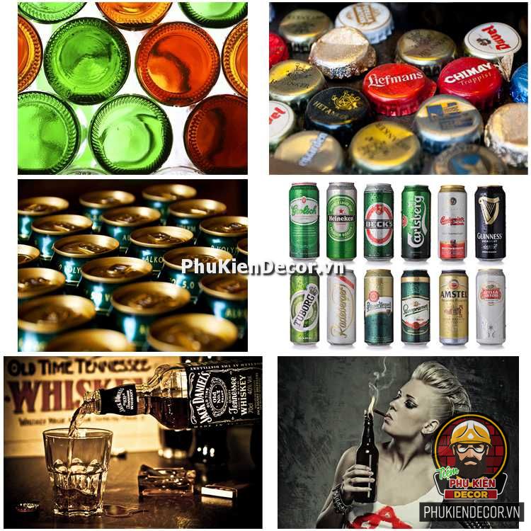 Tranh treo tường Quán Bia, Nhà hàng, Quán Nhậu, Bar Pub đẹp Tranh treo tường Quán Bia, Nhà hàng, Quán Nhậu, Bar Pub đẹp